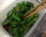 麺つゆで伏見甘長とうがらしの焼き浸し作り方3写真