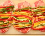 お弁当に＊パプリカの彩り肉巻き＊作り方4写真