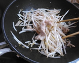 柚子胡椒で豚もやし炒め作り方3写真