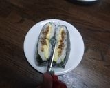肉みそと卵焼きのおにぎらず作り方12写真
