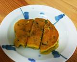 かぼちゃとほうれん草のおやつパンケーキ作り方7写真