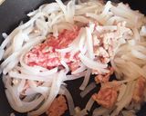 こんにゃくとひき肉のキムチ炒め作り方2写真