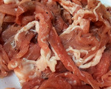 ごま油香る★なすと豚肉のオイマヨ炒め作り方1写真