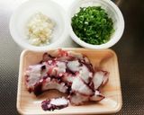 焼きトマトとアボカドでタコのカルパッチョ作り方2写真