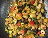 ココナッツオイルで夏野菜タイ風ピラフ作り方4写真