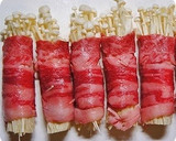 弁当おかず＠えのきの牛肉巻き～すき焼き味作り方3写真