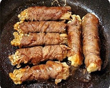 弁当おかず＠えのきの牛肉巻き～すき焼き味作り方5写真