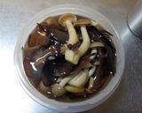 簡単、生きくらげとしめじの酢漬け作り方11写真