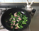 簡単！ニラとベーコンと卵の醤油マヨ炒め作り方3写真