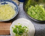 ヘルシー♪イカポテトのお好み焼き♡作り方2写真