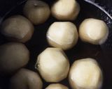 小さくて固い桃のコンポート作り方4写真