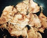 豚肩ロース肉の千切り生姜焼き作り方5写真