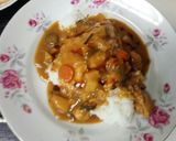 血管ダイエット食387（朝カレー）作り方1写真