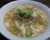 焼きおにぎり入り卵スープ作り方7写真