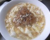 焼きおにぎり入り卵スープ作り方6写真