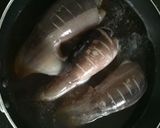 イカのフワフワ肉詰め☆インゲン添え♪作り方7写真