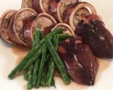 イカのフワフワ肉詰め☆インゲン添え♪作り方11写真