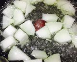 冬瓜と厚揚げの塩昆布煮❤️作り方1写真