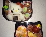 キティちゃん簡単キャラ弁作り方4写真