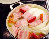 新玉ねぎとブロックベーコンのスープ煮☆作り方3写真