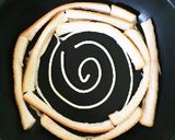 パンの耳でぐるぐるマヨネーズチーズパン♬作り方2写真