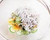 しらすとキュウリと卵の酢の物作り方5写真