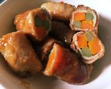 豚しゃぶ肉のアスパラ人参巻き作り方20写真
