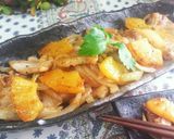 オクラとワカメがメイン☆豚肉の味ぽん炒め作り方10写真