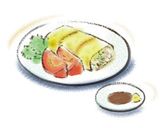 【マービー】にらとささ身の金紙巻作り方6写真