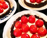 さくらんぼのチーズヨーグルトチョコタルト作り方9写真