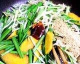 カボチャともやしのごまコチュジャン炒め作り方4写真
