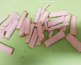 ゴボウとこんにゃくの煮物作り方1写真