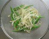 モロッコいんげんともやしの和風ナムル。作り方4写真