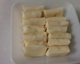 ★ワンタンで四角く包む！ワンタンチーズ★作り方2写真