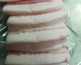 豚肉ばらと卵♪焼き肉たれ味で作り方1写真