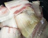 豚肉ばらと卵♪焼き肉たれ味で作り方2写真