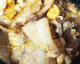豚肉ばらと卵♪焼き肉たれ味で作り方6写真