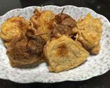 カリカリッ お肉と野菜入り巾着作り方5写真