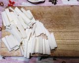 山芋と梅干しの和え物作り方1写真