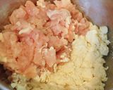 とりむね肉と豆腐を使った☆和風ハンバーグ作り方4写真