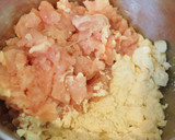 とりむね肉と豆腐を使った☆和風ハンバーグ作り方4写真
