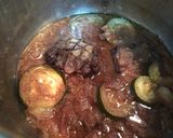ズッキーニと牛タンの赤ワイン味噌煮込み！作り方2写真