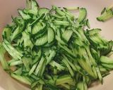 糖質カット中華サラダ作り方1写真