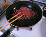 簡単♪牛肉と えのきの 中華風甘辛炒め！作り方4写真