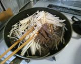 簡単♪牛肉と えのきの 中華風甘辛炒め！作り方5写真
