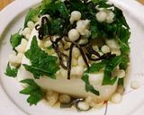 包丁要らず冷奴、温奴☆あげ玉しそ塩昆布　作り方2写真