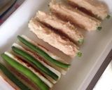竹輪とインゲンのつくね焼き作り方3写真