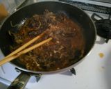 簡単♪牛肉と えのきの 中華風甘辛炒め！作り方7写真