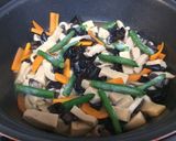 簡単!霜降りひらたけと高野豆腐の煮物作り方6写真