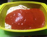 超 簡単 ミートソースうどん♡作り方1写真